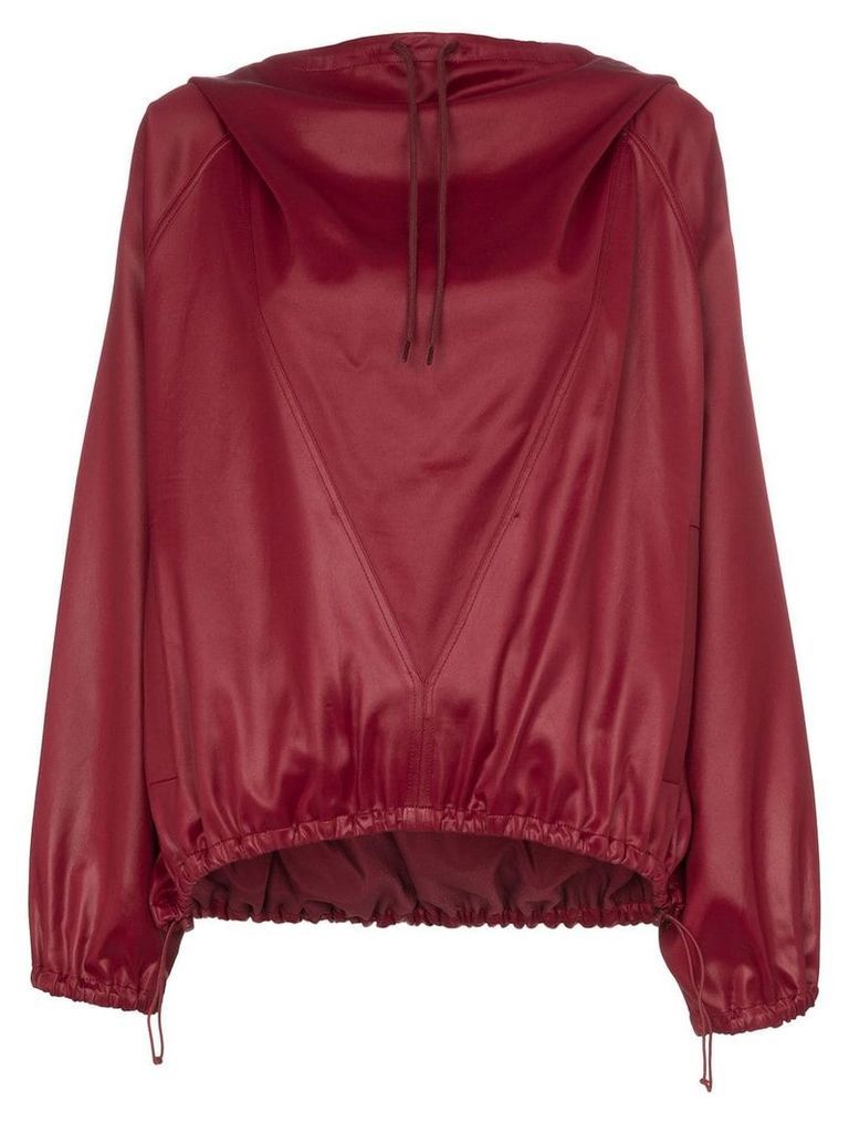 Givenchy Hi-sheen stretch hoodie - Red
