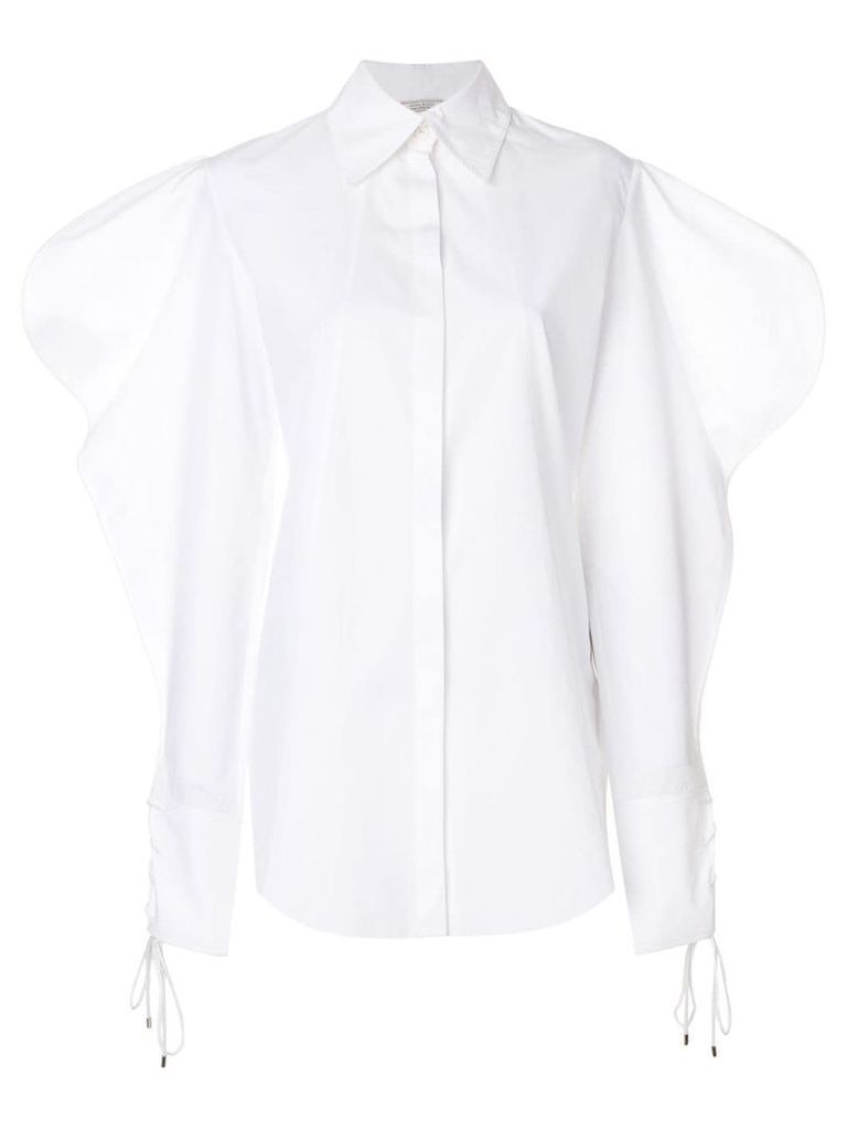Nina Ricci structured sleeved shirt - White
