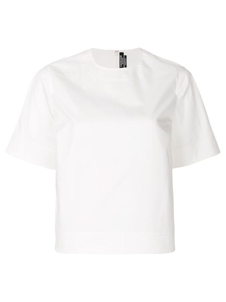 Calvin Klein 205W39nyc rear-belted blouse - White