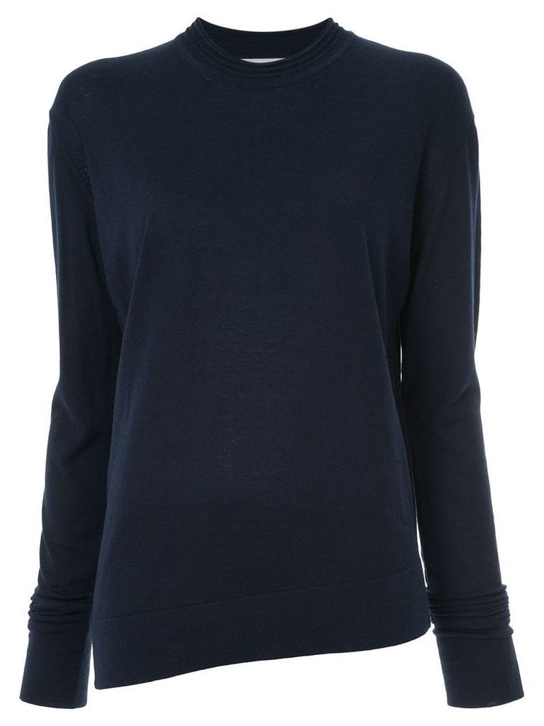 Studio Nicholson long-sleeve fitted sweater - Blue