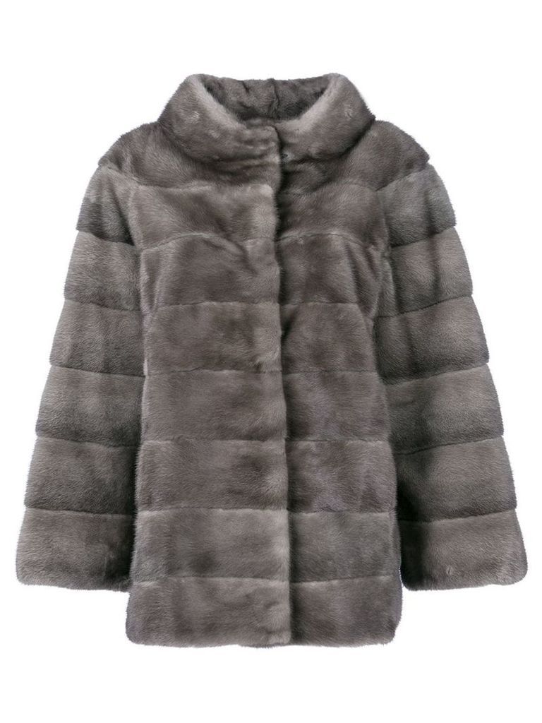 Liska fur padded coat - Grey