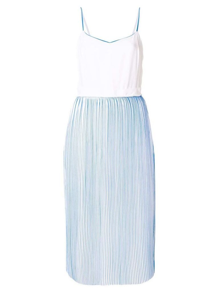 Victoria Victoria Beckham striped skirt dress - White