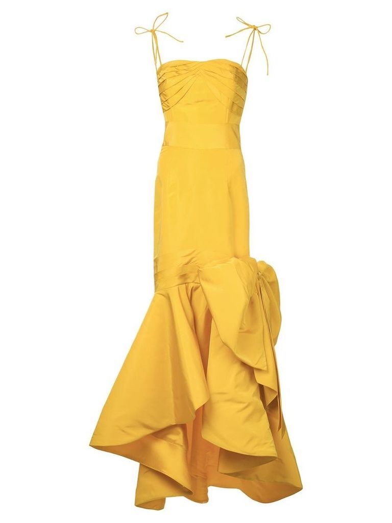Bambah mermaid effect gown - Yellow