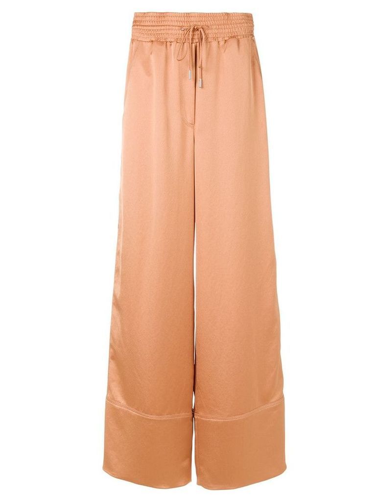 Off-White palazzo trousers - Neutrals