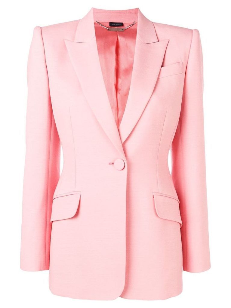 Alexander McQueen structured blazer - Pink