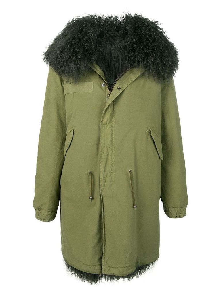 Mr & Mrs Italy shearling-lined parka - Green