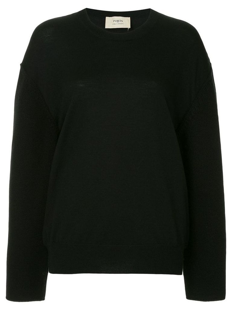 Ports 1961 long-sleeved sweater - Black