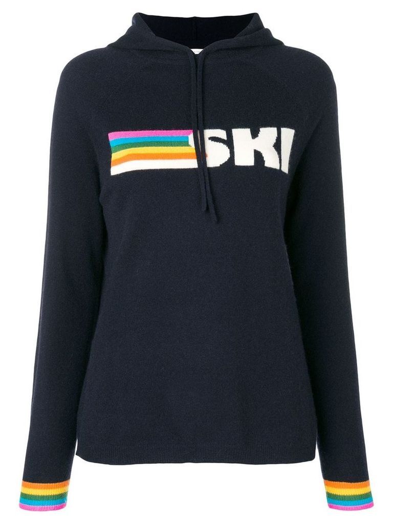 Chinti & Parker ski knitted hoodie - Blue