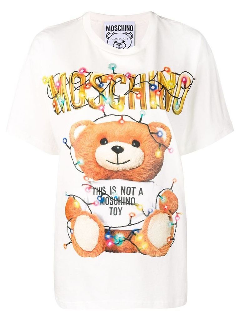 Moschino toy print T-shirt - White