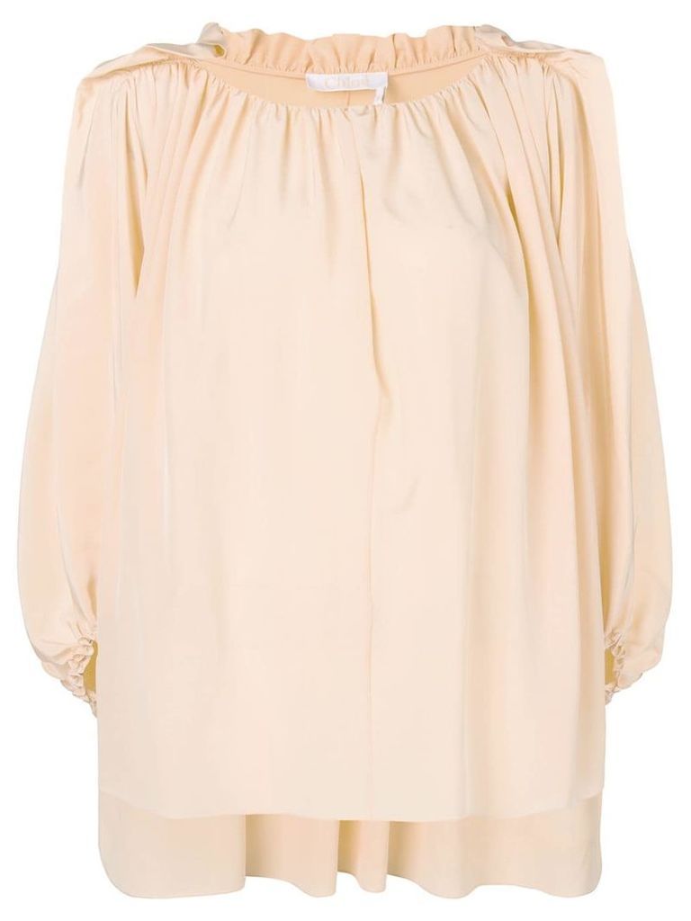 Chloé ruched loose top - PINK