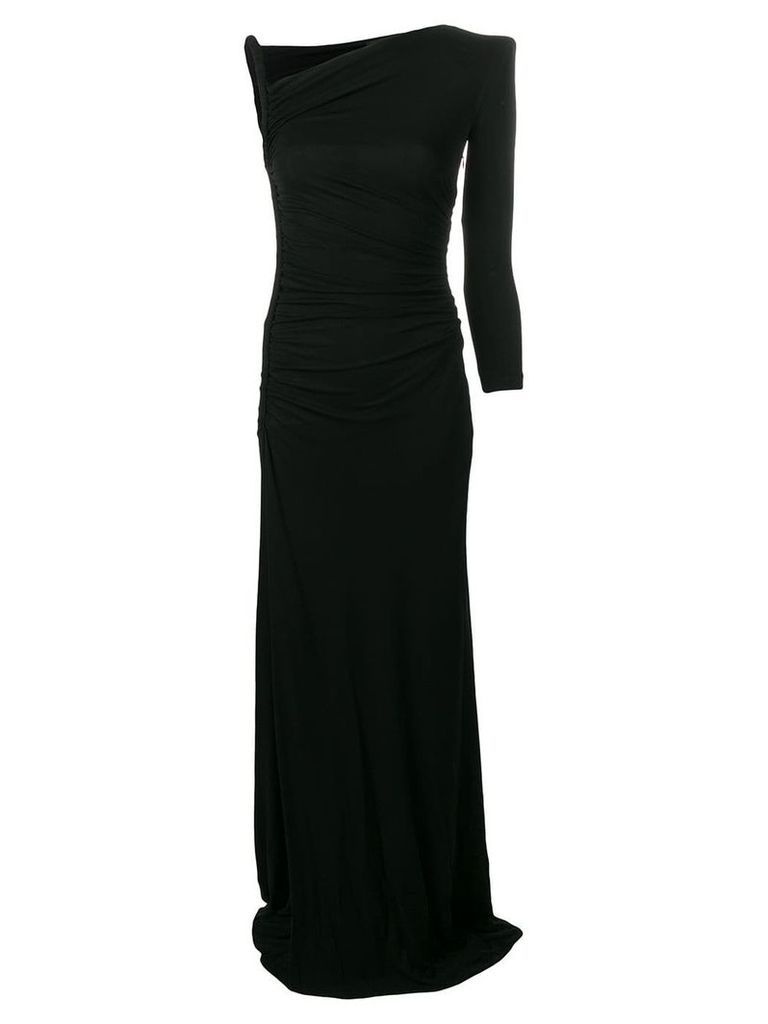 Dsquared2 asymmetric long dress - Black