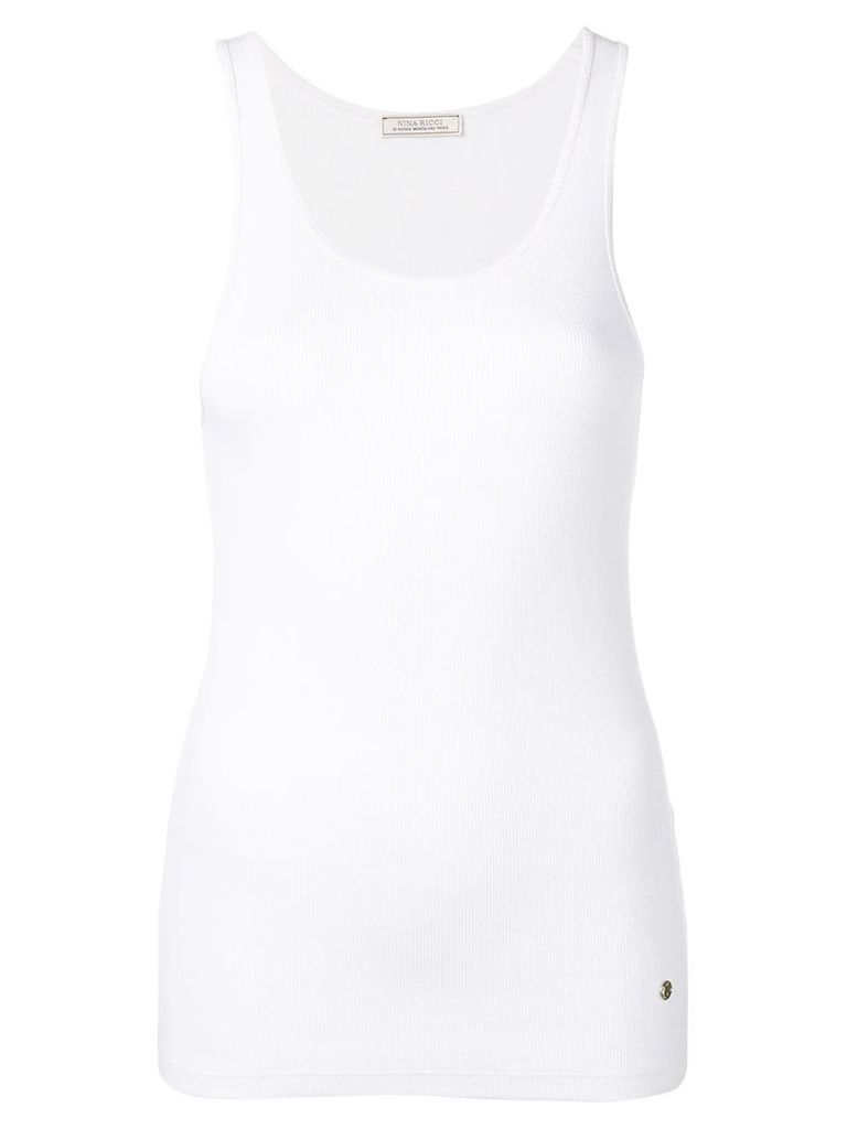 Nina Ricci scoop neck tank top - White