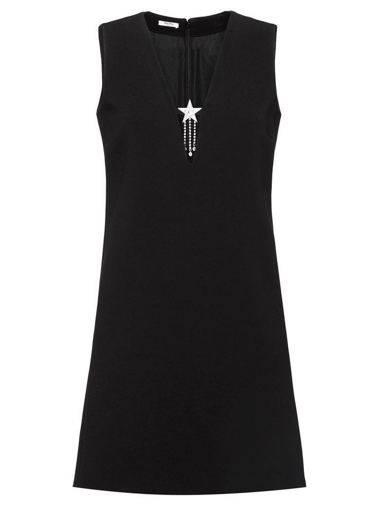 Miu Miu short sleeveless dress - Black
