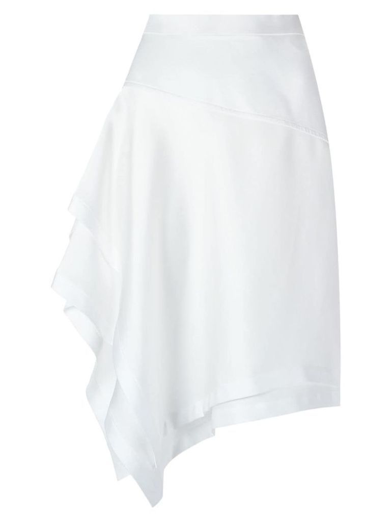 Gloria Coelho ruffled skirt - White