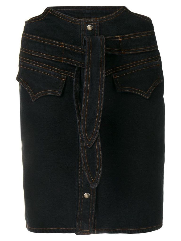 Nanushka reese denim skirt - Blue