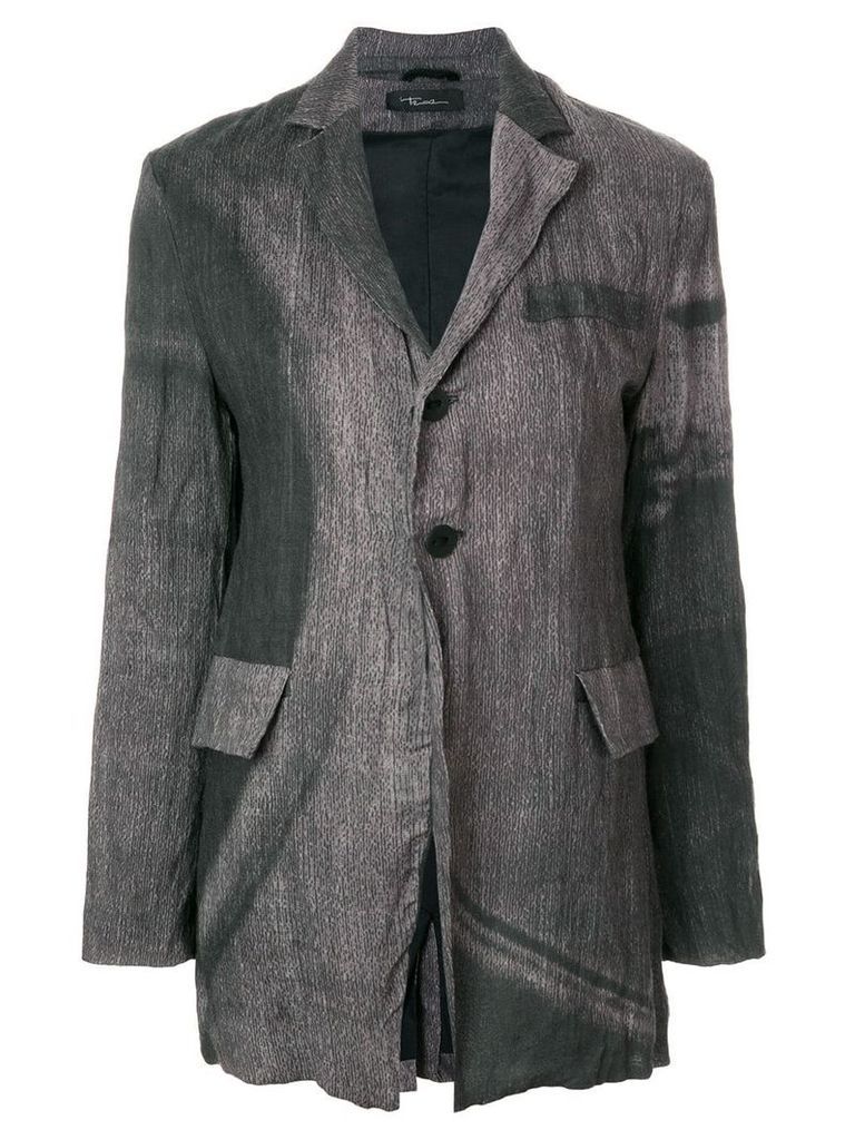Barbara Bologna wrinkled blazer - Grey