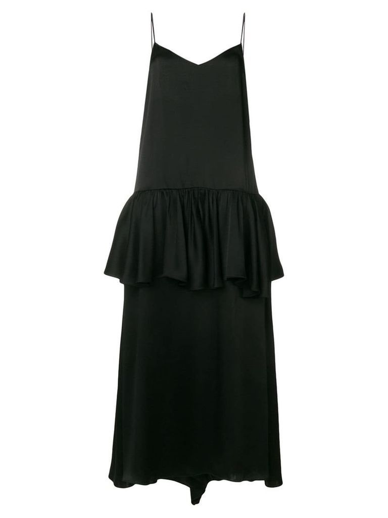 Stella McCartney long peplum dress - Black