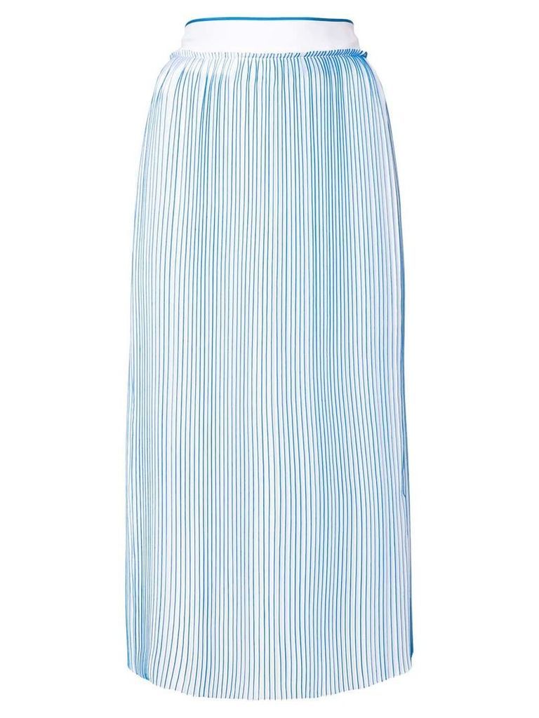 Victoria Victoria Beckham midi pleated skirt - Blue