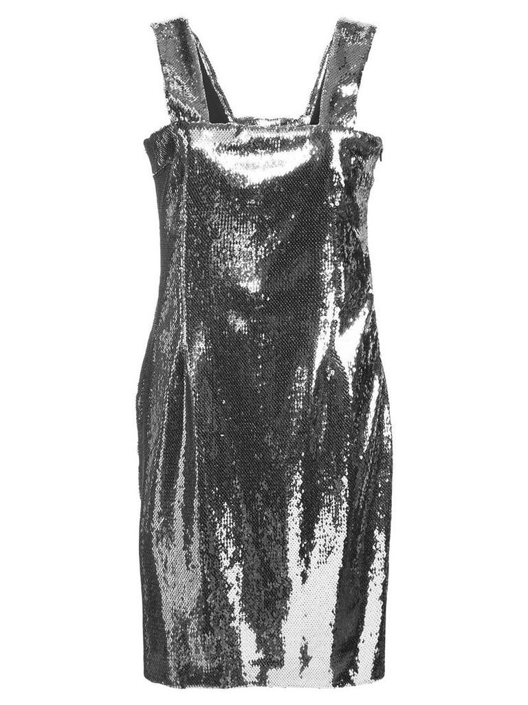 Galvan sequin embellished dress - Grey