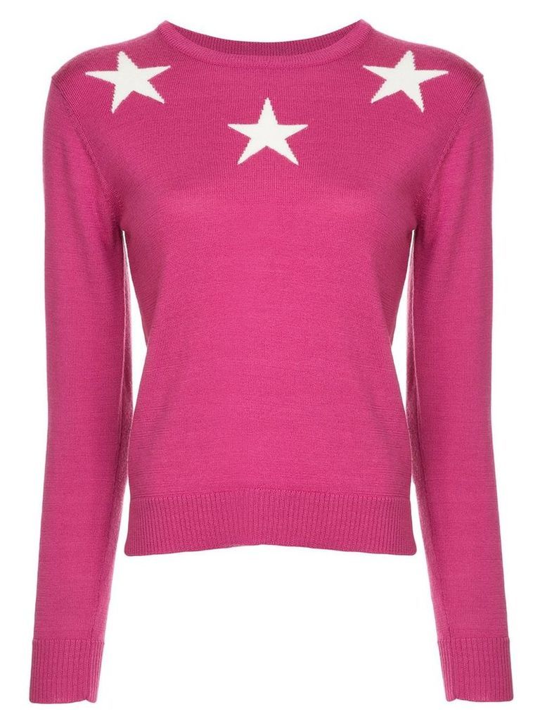 Guild Prime star print sweater - Pink