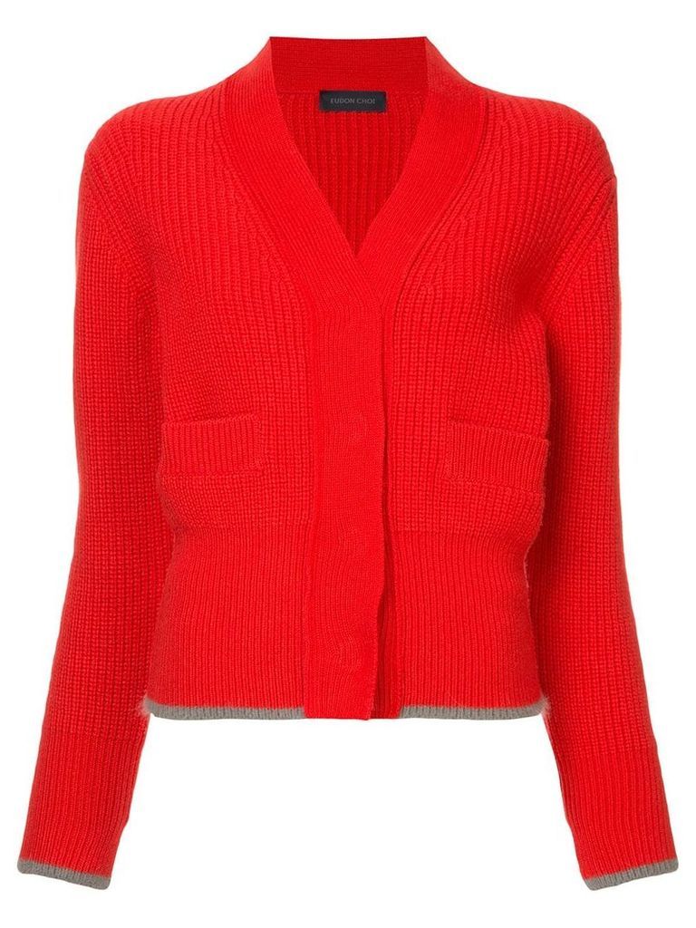 Eudon Choi knitted SHEILA CARDIGAN - Red