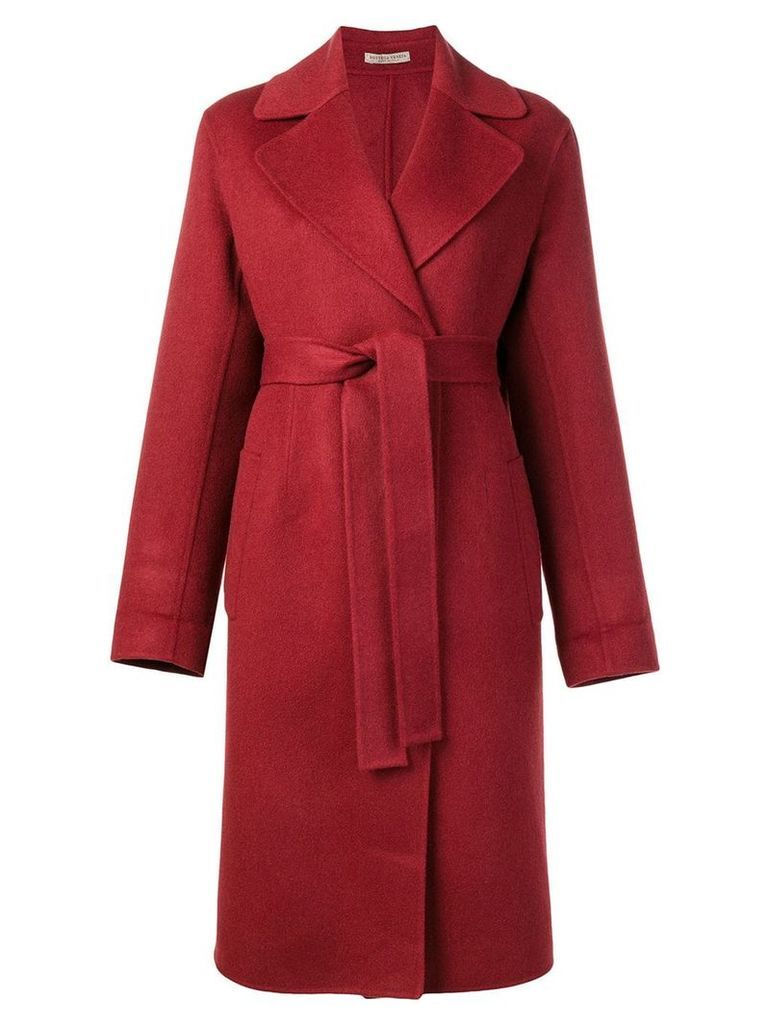 Bottega Veneta double cashmere coat - Red