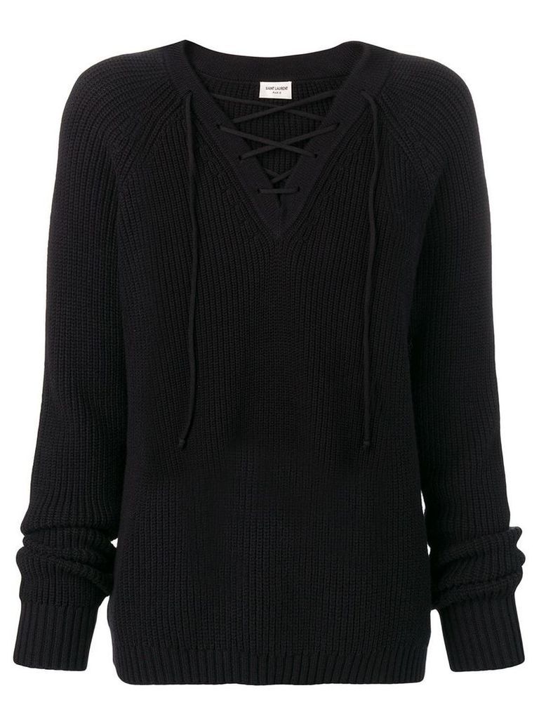 Saint Laurent knitted jumper - Black
