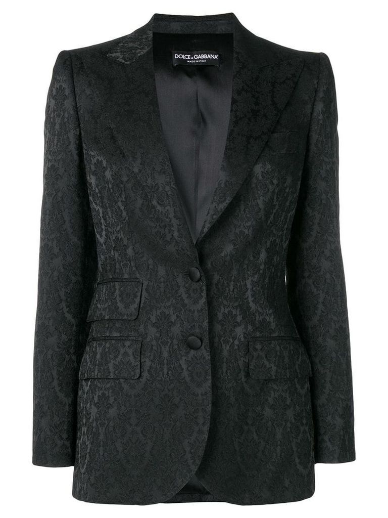 Dolce & Gabbana jacquard blazer - Black