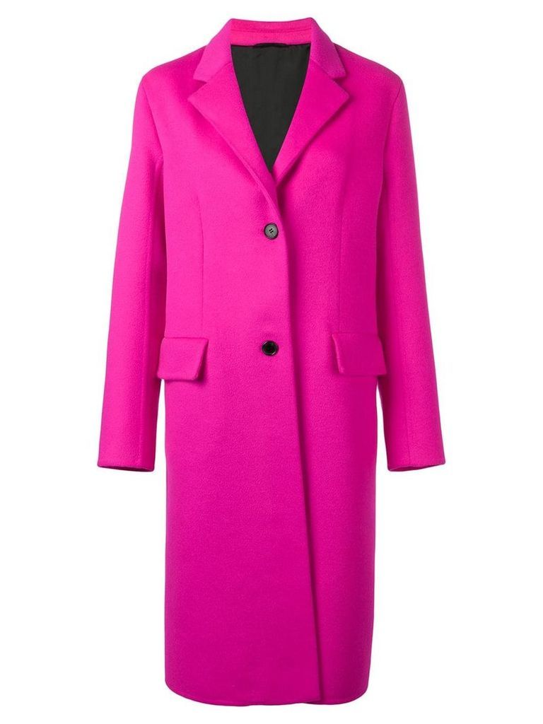 Calvin Klein 205W39nyc classic single-breasted coat - PINK