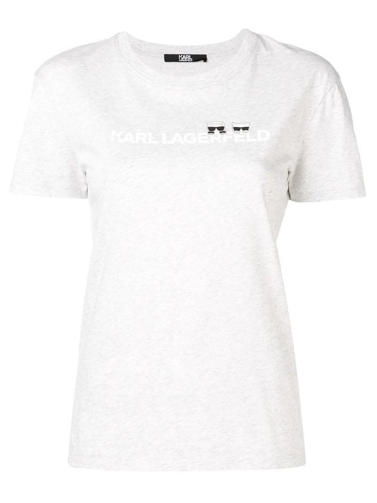 Karl Lagerfeld Ikonik logo T-shirt - Grey