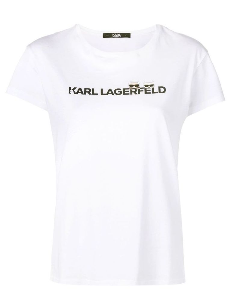 Karl Lagerfeld Ikonik logo T-shirt - White
