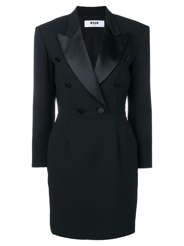 MSGM blazer style dress - Black