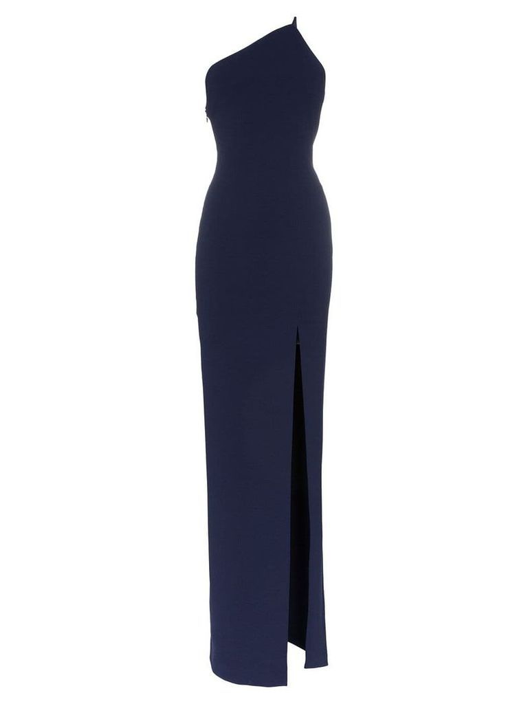 Solace London Petch stretch one shoulder maxi dress - Blue