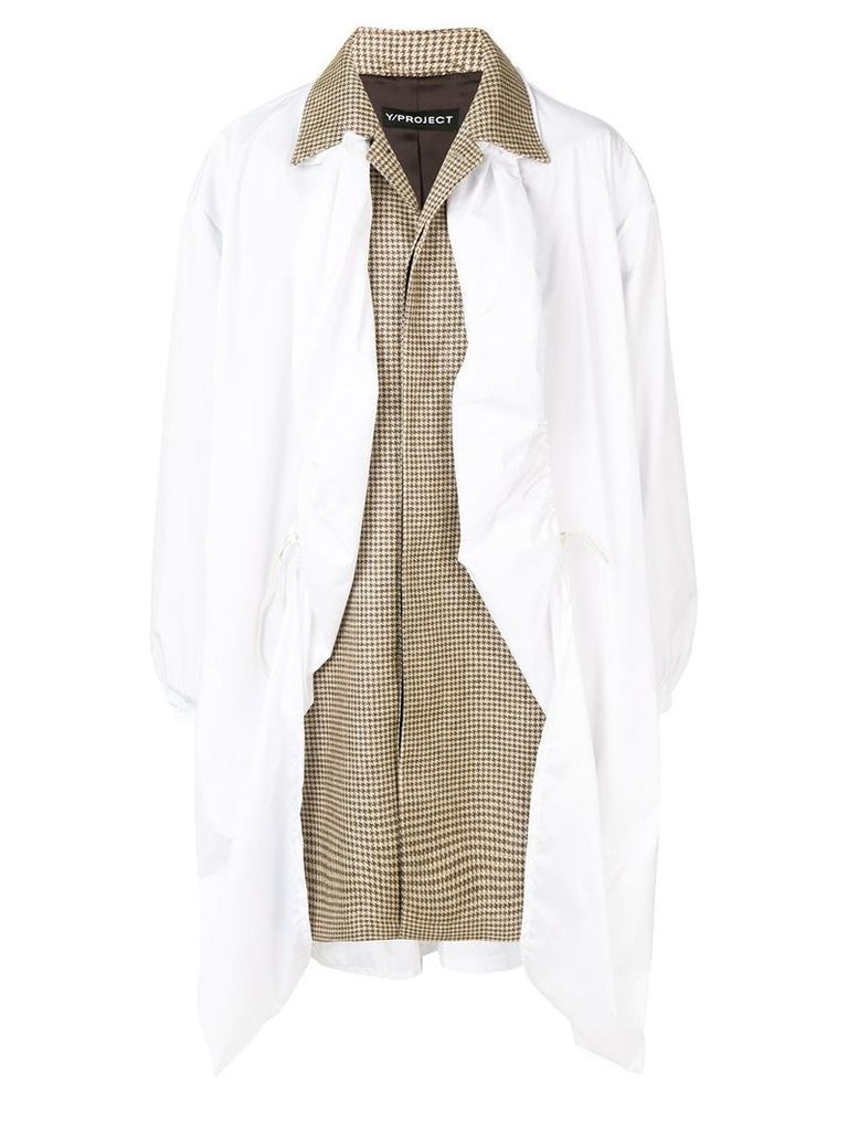 Y/Project Covered coat - NEUTRALS