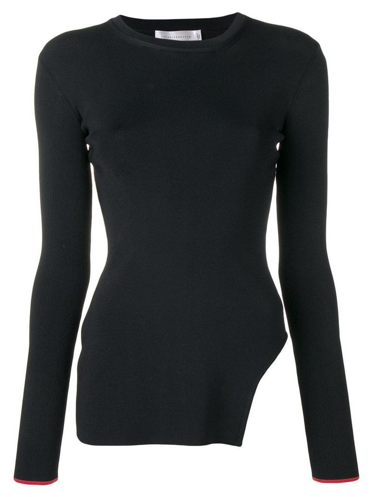 Victoria Beckham side cut out sweater - Black