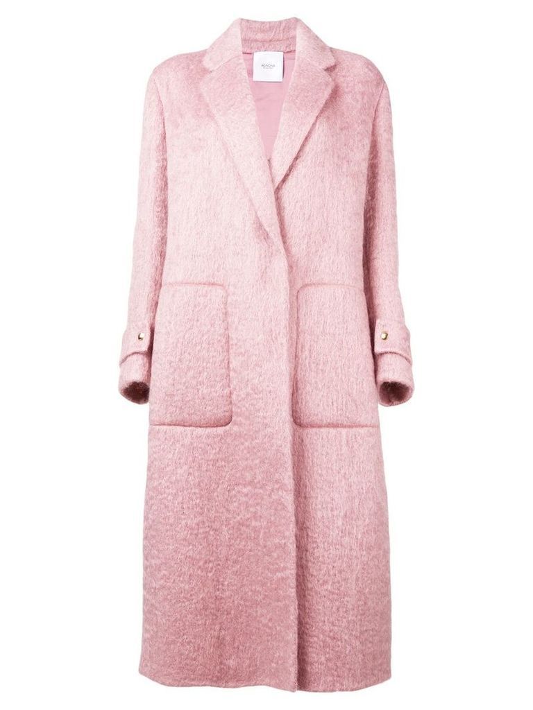 Agnona oversized coat - PINK