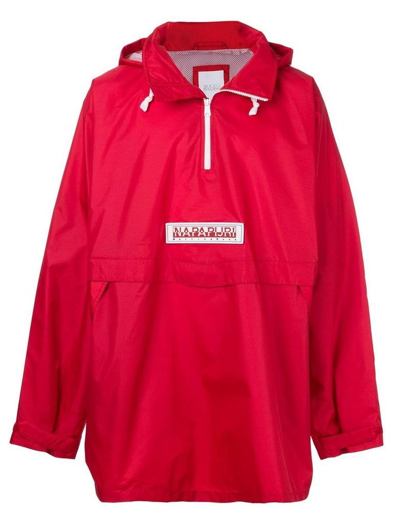 Napa By Martine Rose logo rain jacket - Red