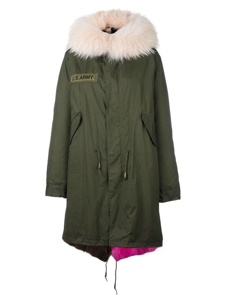 As65 fur lined parka - Green