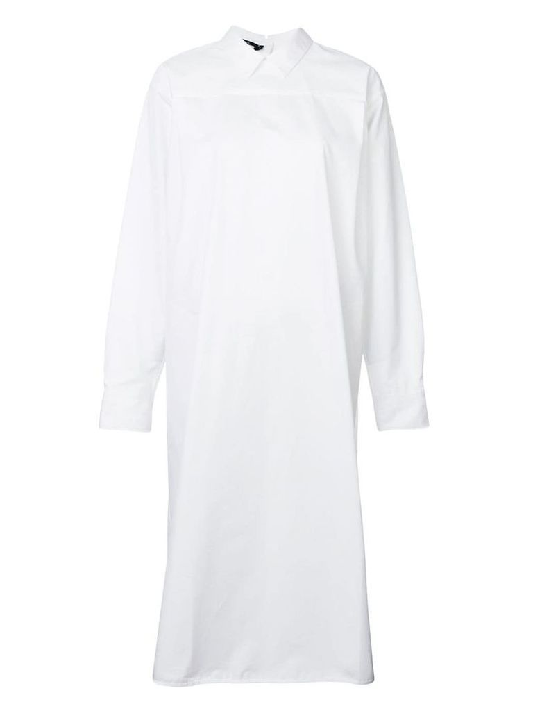 Sofie D'hoore back buttoned shirt dress - White