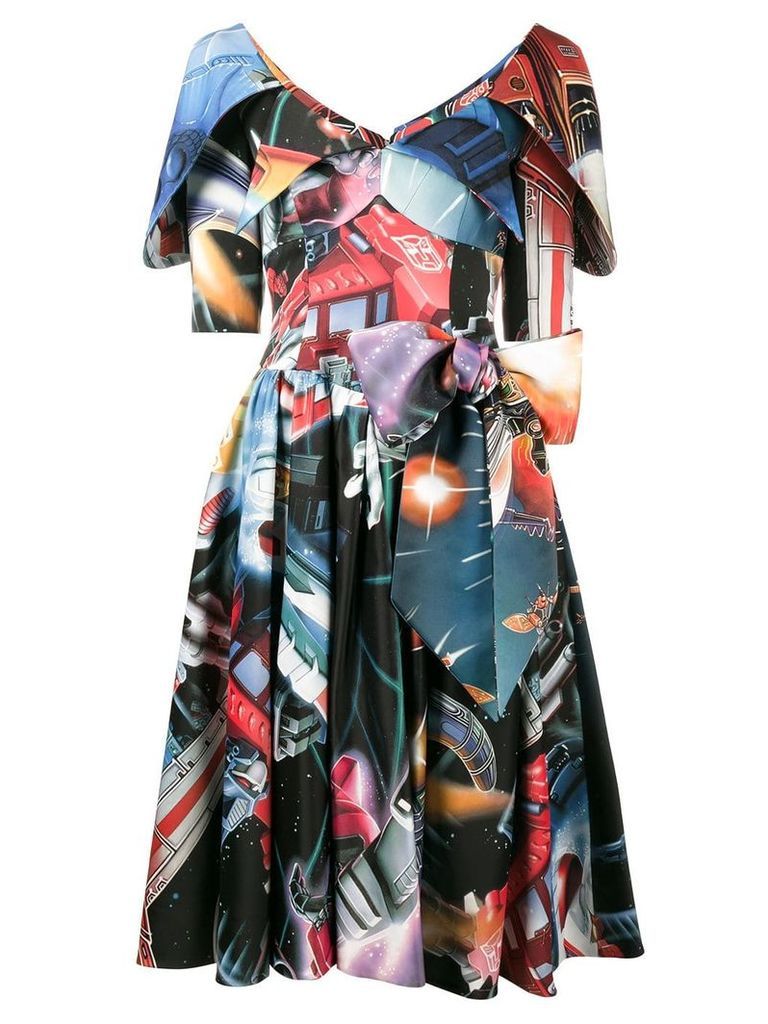 Moschino space print dress - Multicolour