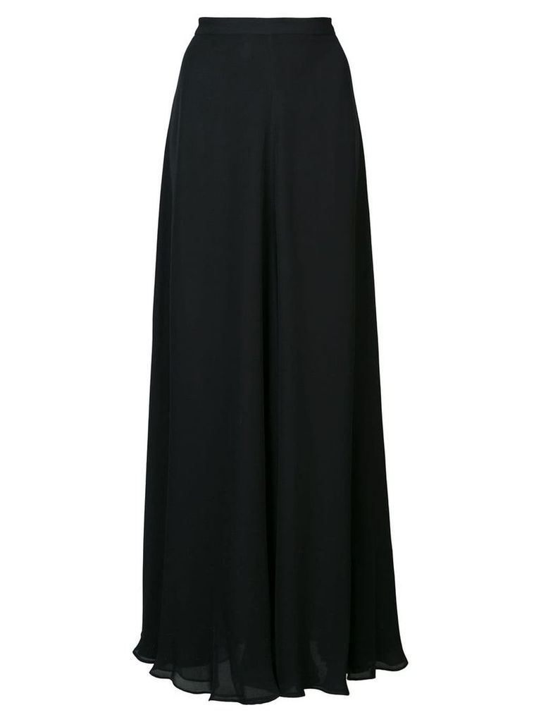 Voz long A-line skirt - Black