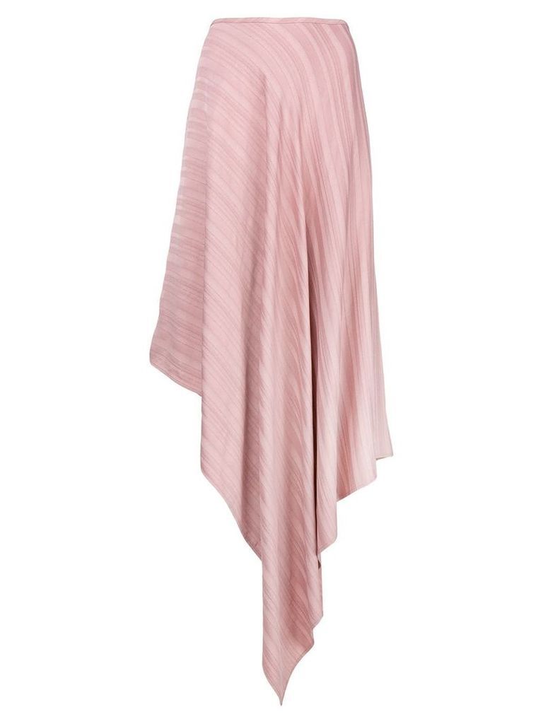 Sid Neigum textured asymmetric skirt - Pink