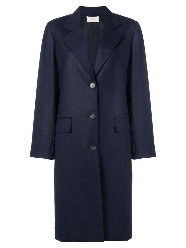 The Row single breasted coat - Blue
