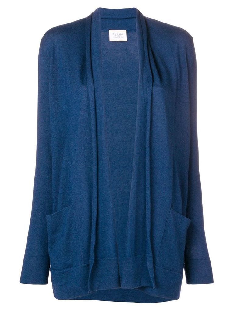 Snobby Sheep buttonless cardigan - Blue