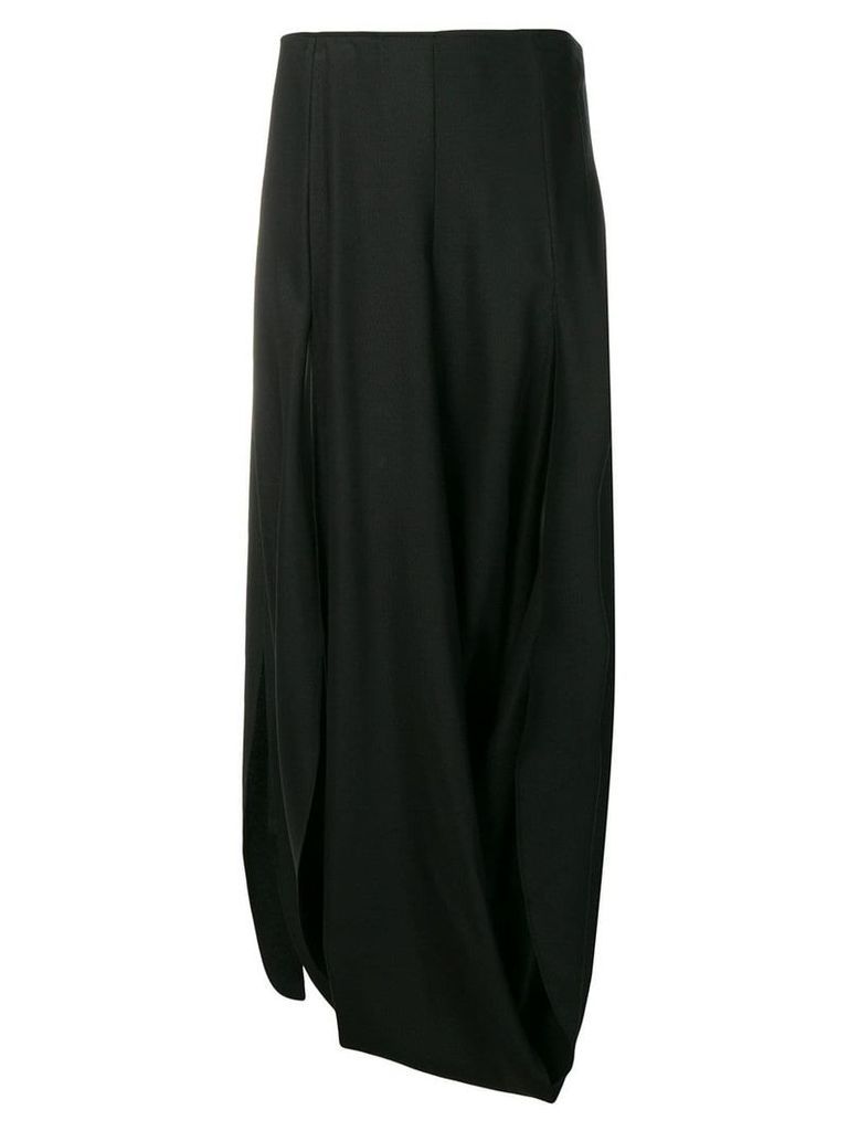 Jacquemus Nahil draped skirt - Black
