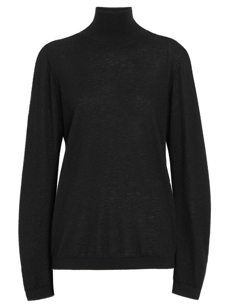 Burberry Cashmere Turtleneck Sweater - Black