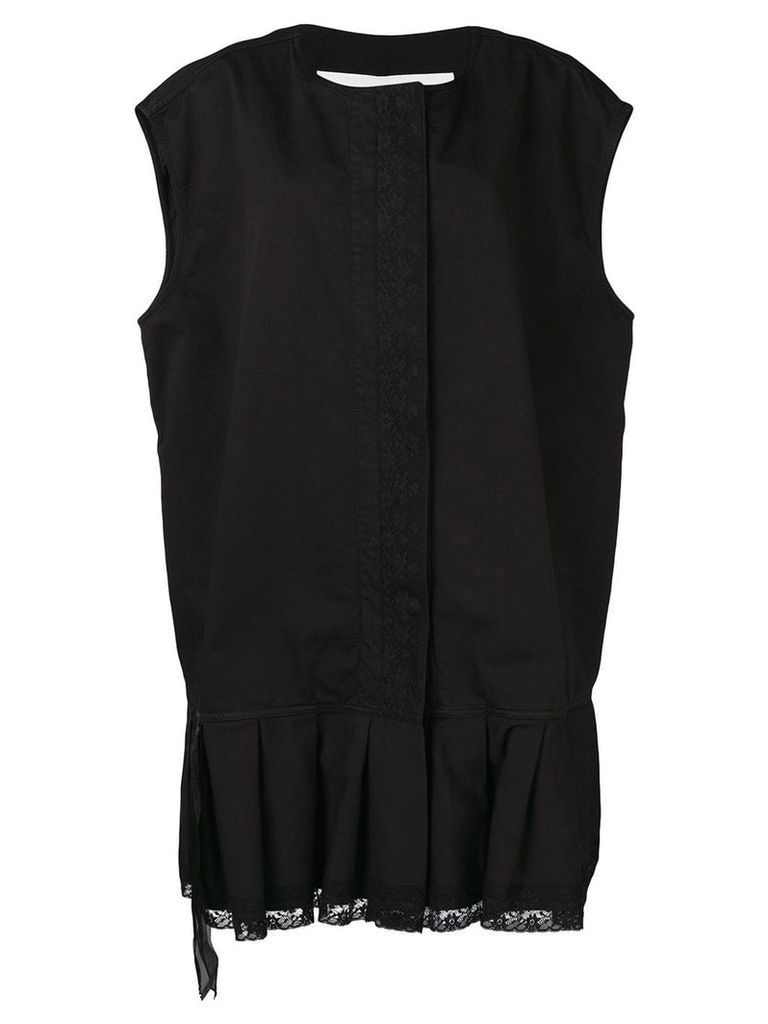 Mm6 Maison Margiela zipped waistcoat dress - Black