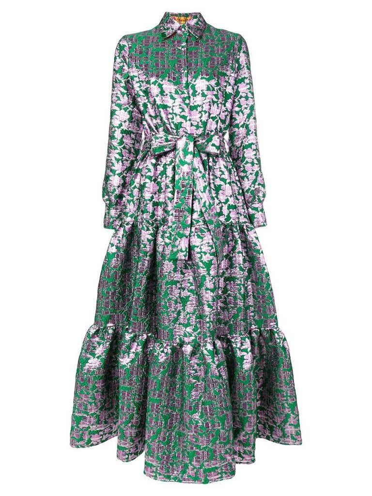 La Doublej jacquard Bellini dress - Green