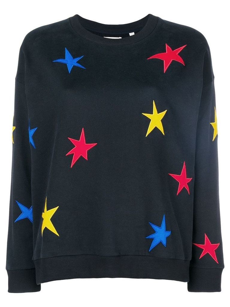 Chinti & Parker star embroidered sweater - Blue