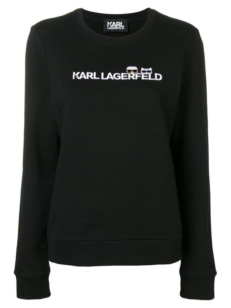 Karl Lagerfeld Ikonik & logo sweatshirt - Black